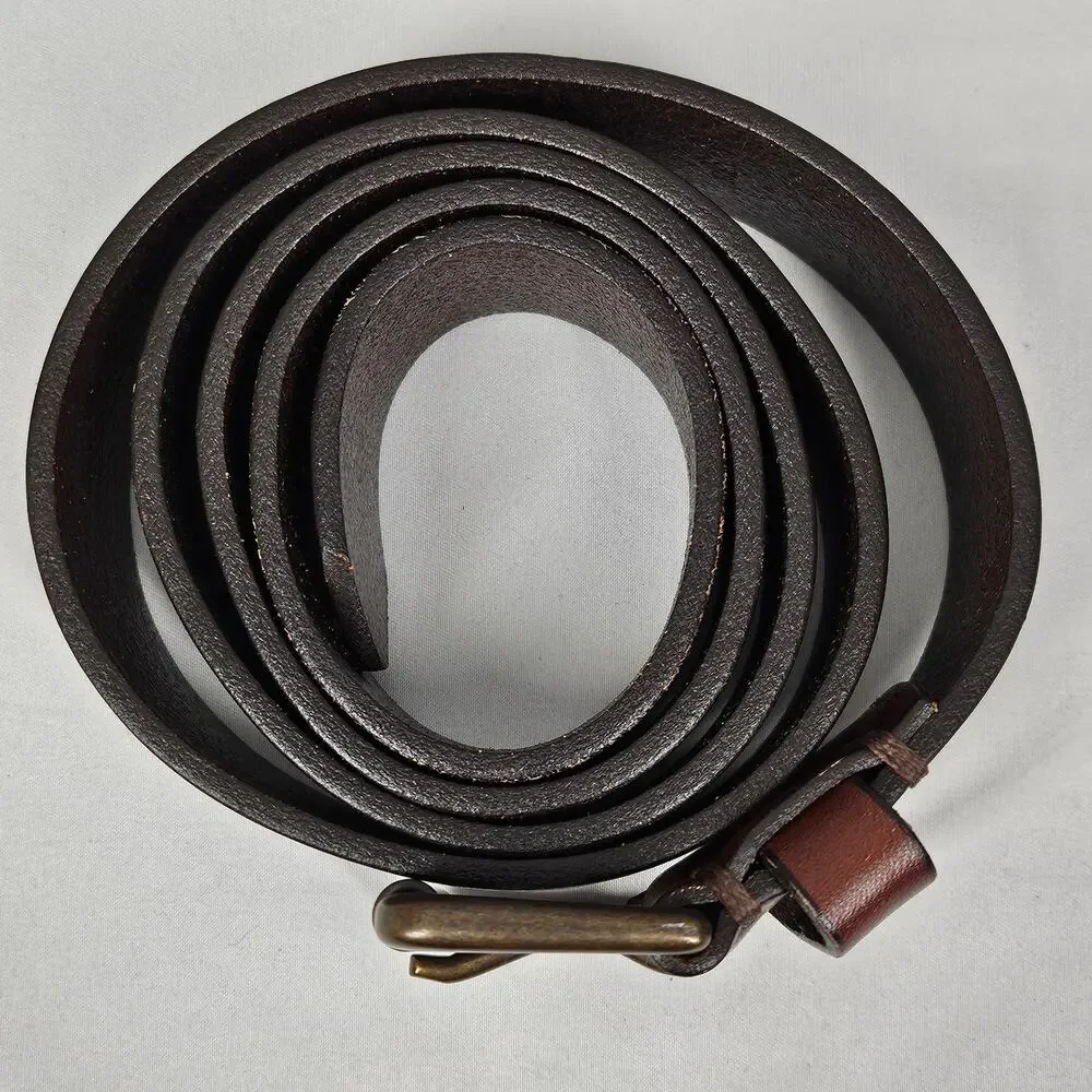 J.CREW BROWN LEATHER BELT – STYLE BW730 – 100% LEATHER – 38–42